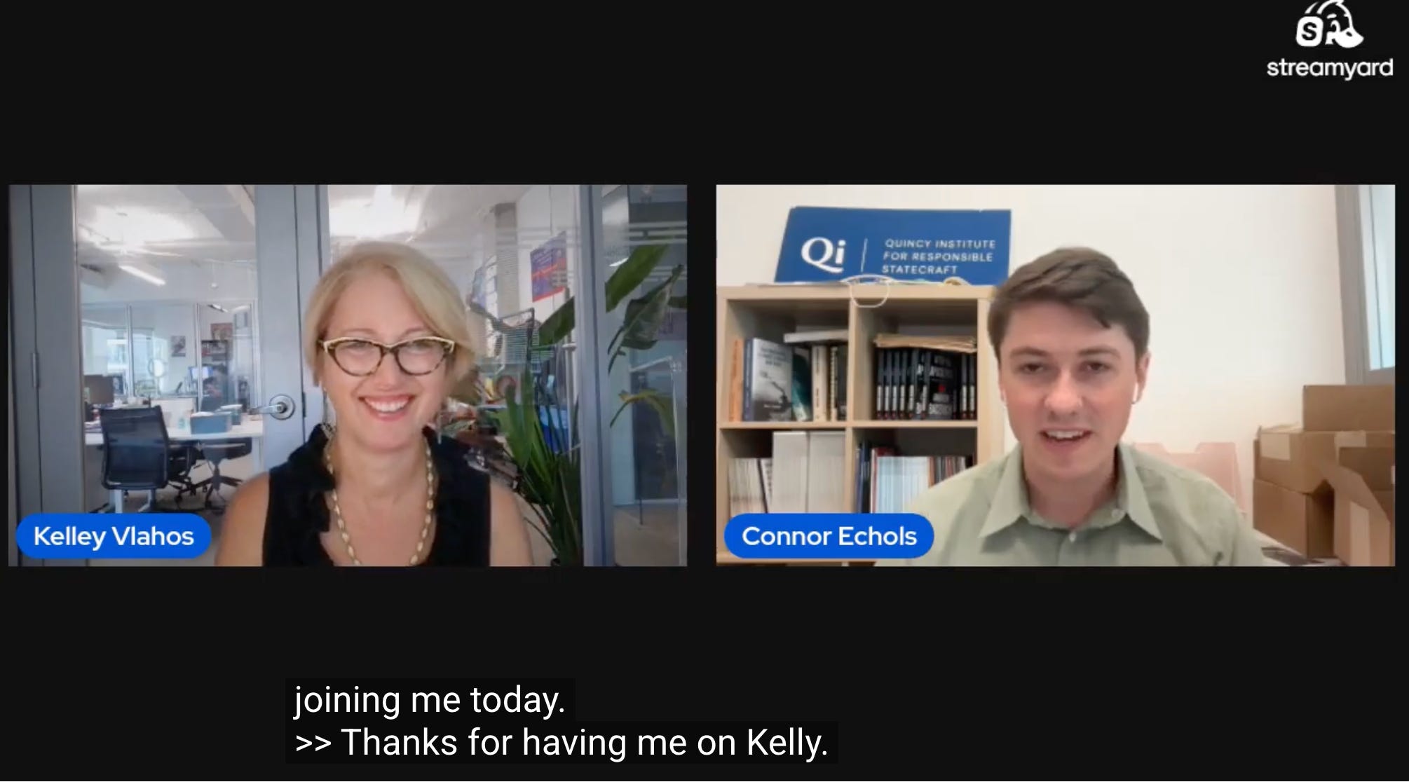 Kelley Beaucar Vlahos & Connor Echols Video: All-Out War on Vance Allies in the Admin Right Now